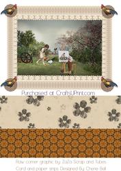 Little Country Painter Topper Card