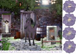 Mystical Horse Portal All Occasion Card Topper