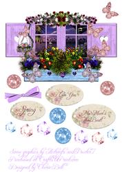 Window of Serenity Spring Card