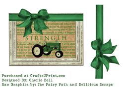 Strength Vintage Framed Tractor Topper