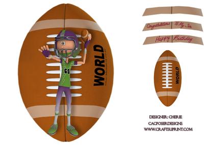 Football Birthday Card