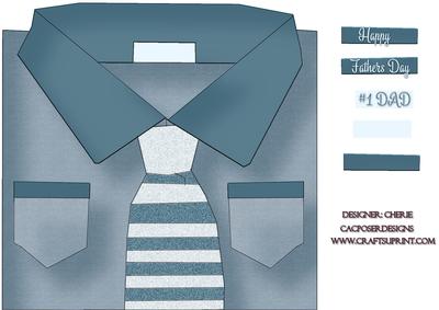 Fathers Day Shirt Card