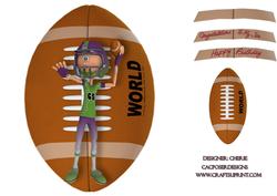 Football Birthday Card
