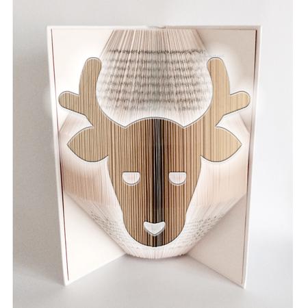 Book Folding Pattern - Reindeer - Bookami - 194 Folds