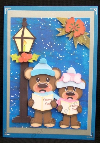 Teddy Christmas Carolers