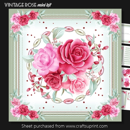 Vintage Rose mini kit