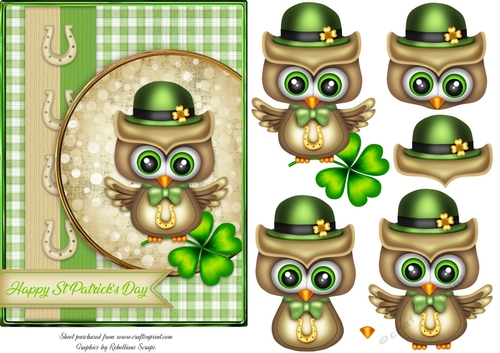 St Patricks Day Owl