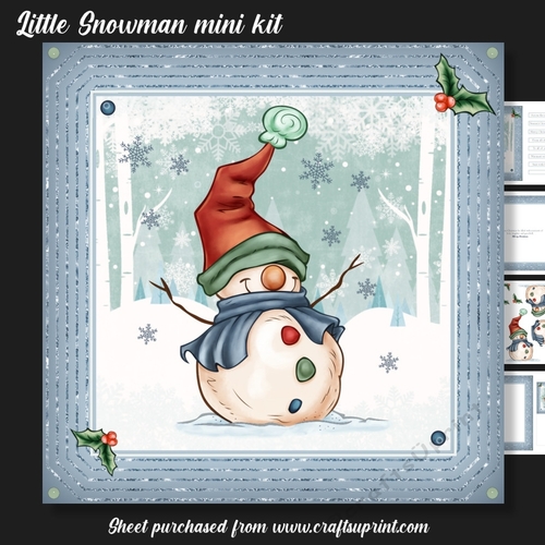 Little Snowman mini kit