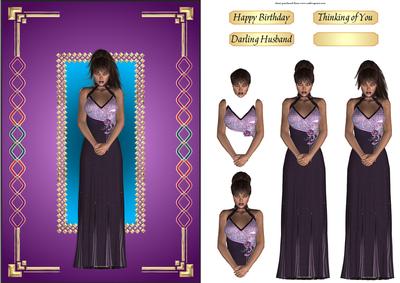 Purple Dress Step by Step