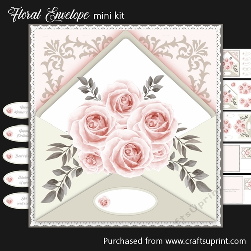 Floral Envelope mini kit