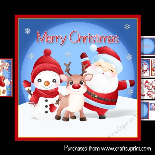 Santa and friends