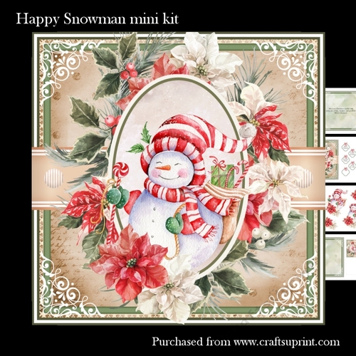 Happy Snowman mini kit