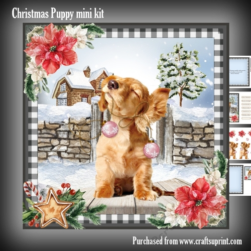 Christmas Puppy mini kit