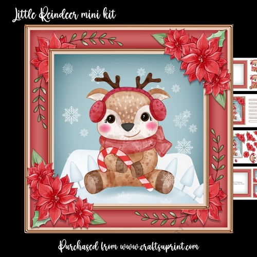 Christmas reindeer mini kit