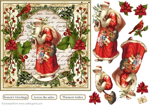 Vintage Christmas Card