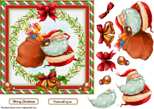 Santa is on his way