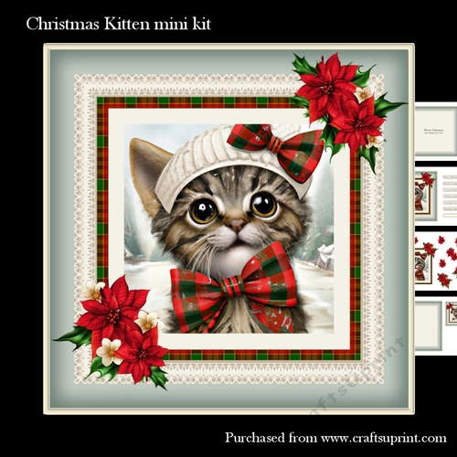 Christmas Kitten mini kit