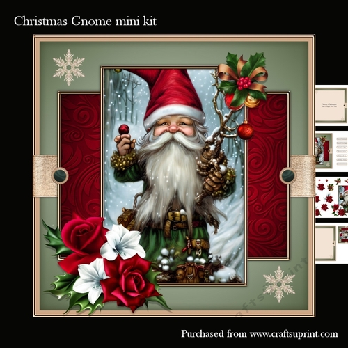 Christmas Gnome mini kit