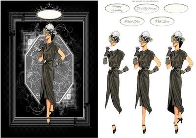 Vintage Lady Step by Step