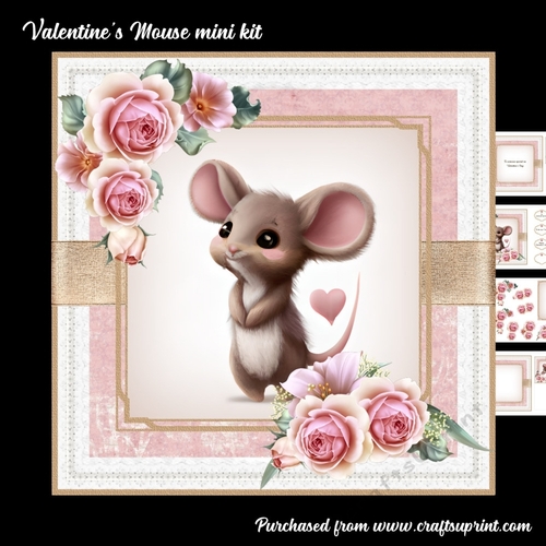 Valentine Mouse mini kit