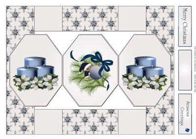 Christmas Octagon Pop Up