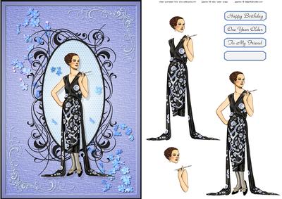 Art Deco Quick Card