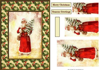 Santa Card Front