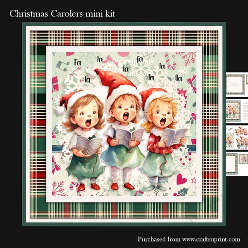 Christmas Carolers mini kit