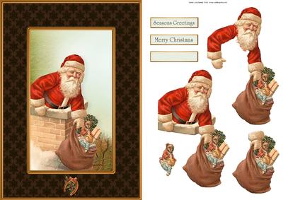 Vintage Santa Step by Step