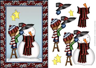 Christmas Scene Card Front