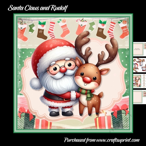 Santa and Rudolph