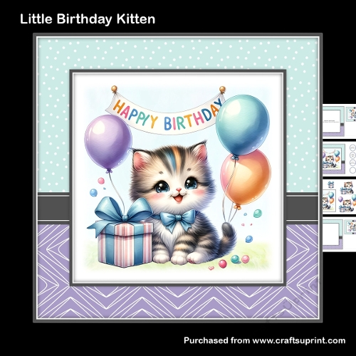 Little Birthday Kitten