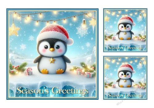 Christmas penguin