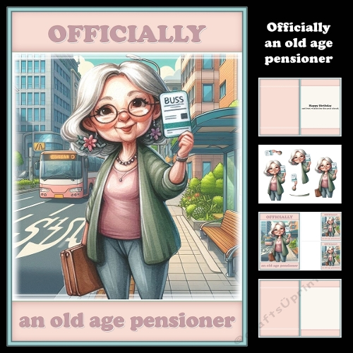 Officially a pensioner 
