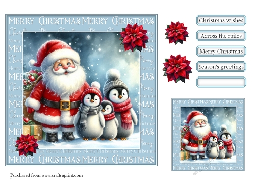 Santa and friends