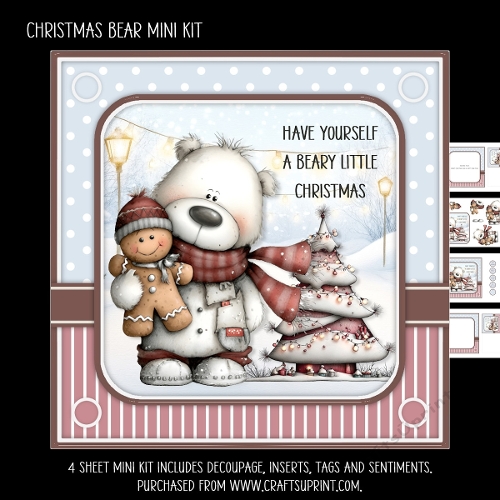 Christmas Bear mini kit