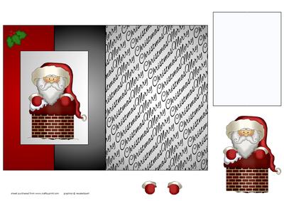 Christmas Fold Back Card
