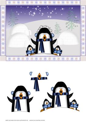 Penguin Choir Card Front