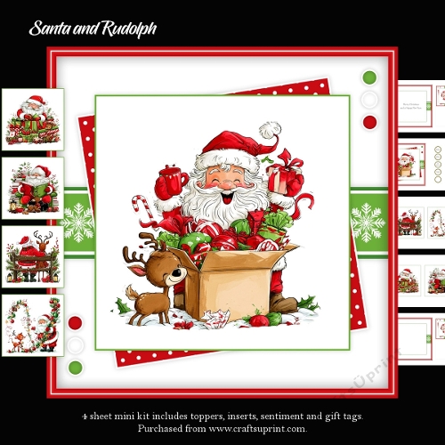 Santa and Rudolph