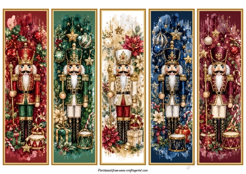 Nutcracker bookmarks