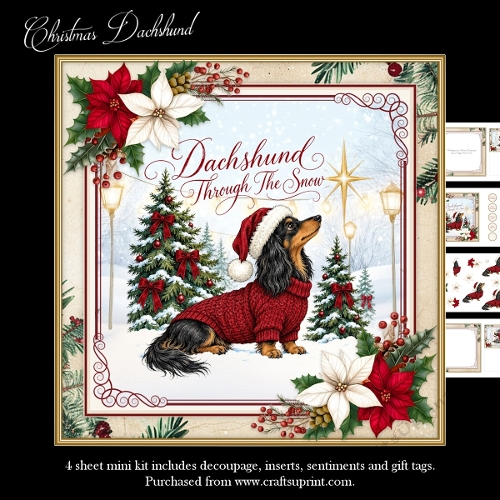 Christmas Dachshund