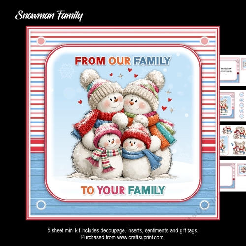 Snowman family