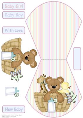 New Baby Wobble Card