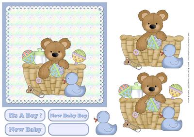 Baby Boy Card Font