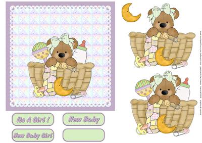 Baby Girl Quick Card
