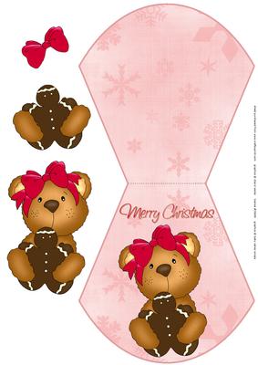 Christmas Bear Wobble Card