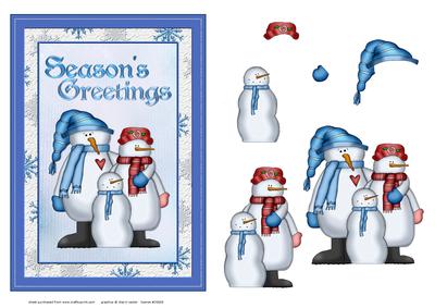 Snow Family Step by Step