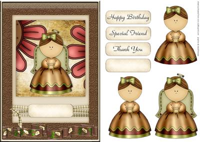 Country Angel Quick Card