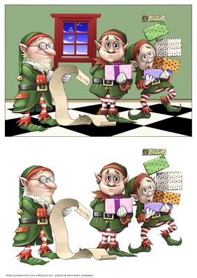 Christmas Gnome Card Front