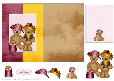 Shopping Fold Back Card